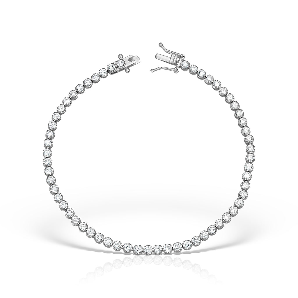 <b>Game, set…match</b><br>Bracelet in White Gold with Diamonds - Dita Von Helen